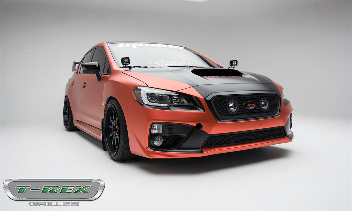 T-Rex Grilles 51982 Upper Class Series Mesh Grille; Small Mesh; Mild Steel; Black; 1 Pc; Insert; - Truck Part Superstore