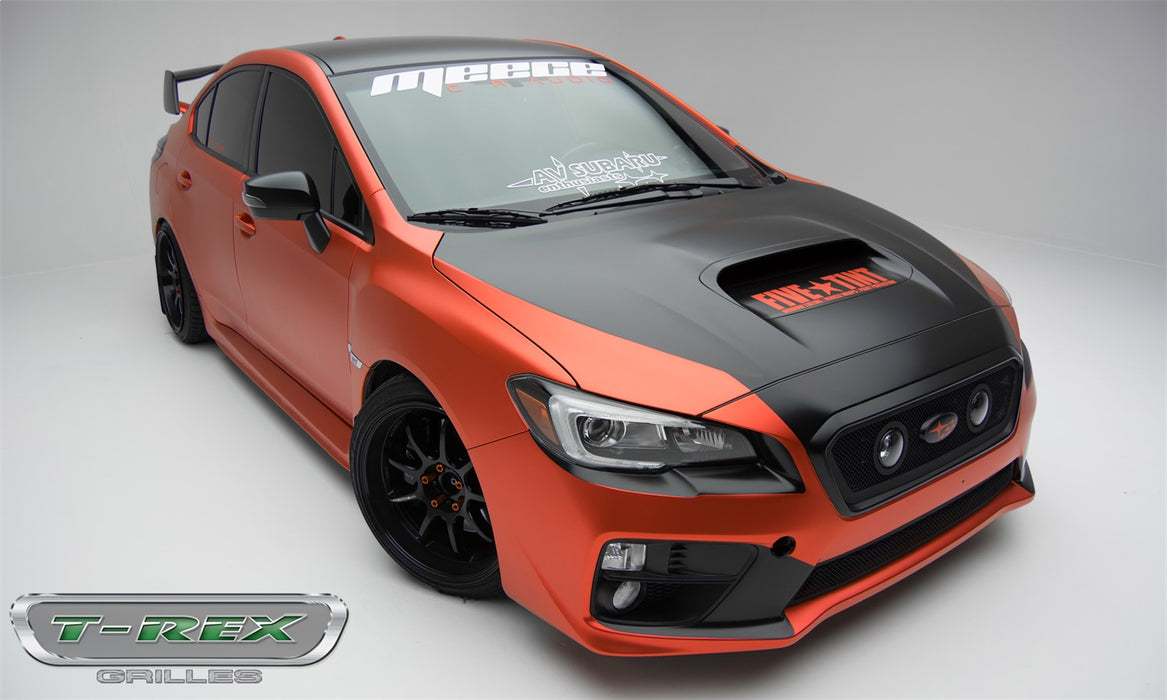 T-Rex Grilles 51982 Upper Class Series Mesh Grille; Small Mesh; Mild Steel; Black; 1 Pc; Insert; - Truck Part Superstore