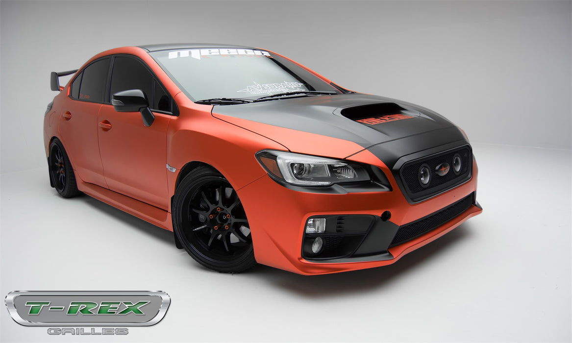 T-Rex Grilles 51982 Upper Class Series Mesh Grille; Small Mesh; Mild Steel; Black; 1 Pc; Insert; - Truck Part Superstore
