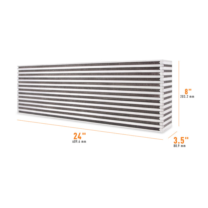 Mishimoto MMUIC-05 Universal Air-to-Air Race Intercooler Core 24-in x 8-in x 3.5-in - Truck Part Superstore