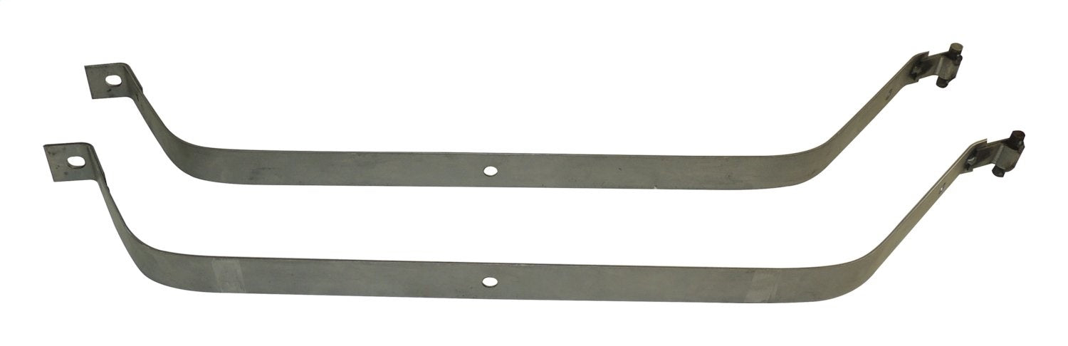 Crown Automotive Jeep Replacement 52000128K Fuel Tank Strap Set; Center; Incl. 2 Straps; Silver; Steel; - Truck Part Superstore