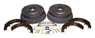 Crown Automotive Jeep Replacement 52001151K Drum Brake Shoe And Drum Kit; Rear; Incl. 2 Drums; 1 Shoe Set And Hardware; - Truck Part Superstore