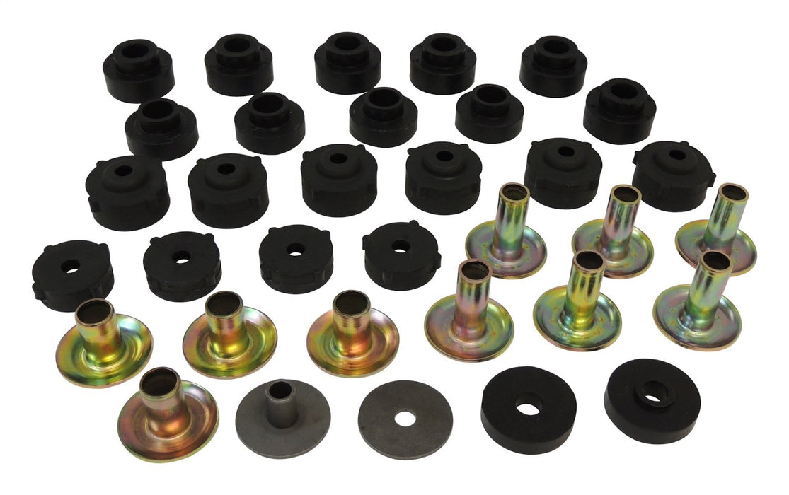 Crown Automotive Jeep Replacement 52002723K Body Mounting Kit; Incl. Mount Bushings/Retainers/Washer/Bushings; w/Steel Body; - Truck Part Superstore