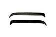 Auto Ventshade (AVS) 52002 Ventshade® Deflector; 2 pc.; Front; Silver Stainless Steel; Extra Wide; - Truck Part Superstore