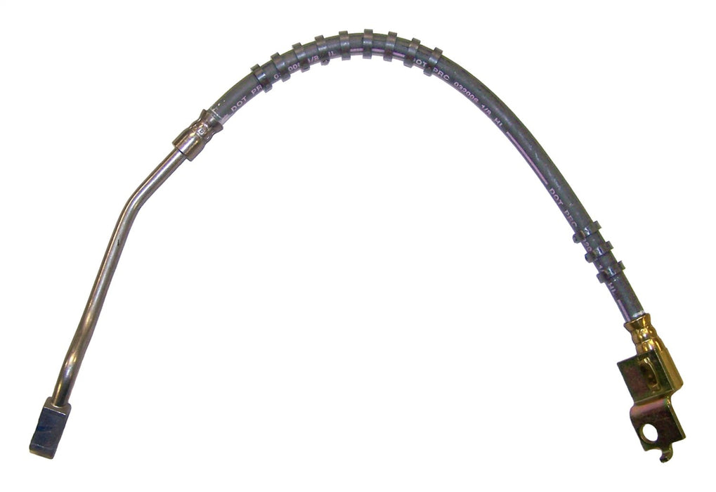 Crown Automotive Jeep Replacement 52006472 Brake Hose; Front Right; For Use w/o ABS; - Truck Part Superstore