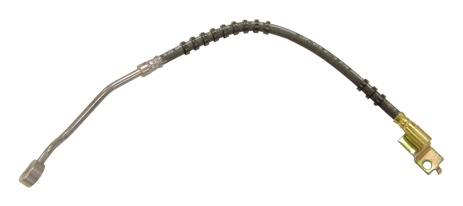 Crown Automotive Jeep Replacement 52006473 Brake Hose; Front Left; For Use w/o ABS; - Truck Part Superstore