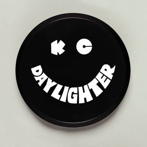 KC Hilites 5200 Cover; 6in. Rnd Black w/Wht Smile Hard (ea) - Truck Part Superstore