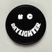 KC Hilites 5200 Cover; 6in. Rnd Black w/Wht Smile Hard (ea) - Truck Part Superstore