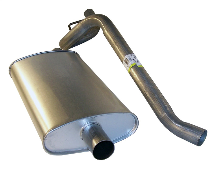 Crown Automotive Jeep Replacement 52019138 Exhaust Kit; Incl. Muffler And Tailpipe; Oval; - Truck Part Superstore