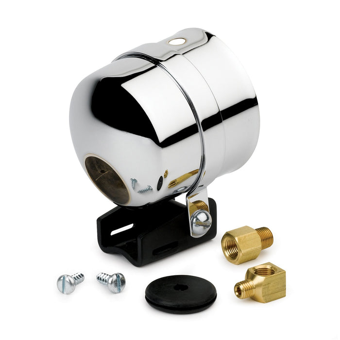 AutoMeter 5201 GAUGE MOUNT; 2 5/8in.; PEDESTAL W/CHROME CUP; FOR LIQUID FILLED MECH. GAUGE - Truck Part Superstore