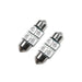 Oracle Lighting 5203-002 33mm 4 LED 3-Chip Festoon Bulbs, Blue, Pair - Truck Part Superstore