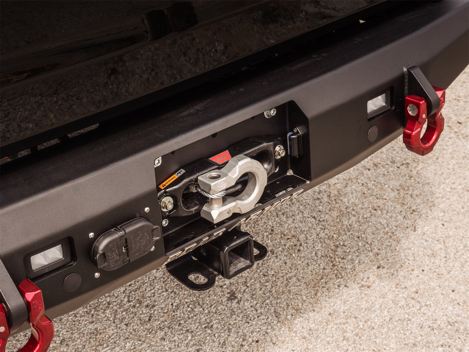 Road Armor 5203R0B Stealth Rear Bumper; 9500 lb. Remote Winch; Texture Black; - Truck Part Superstore