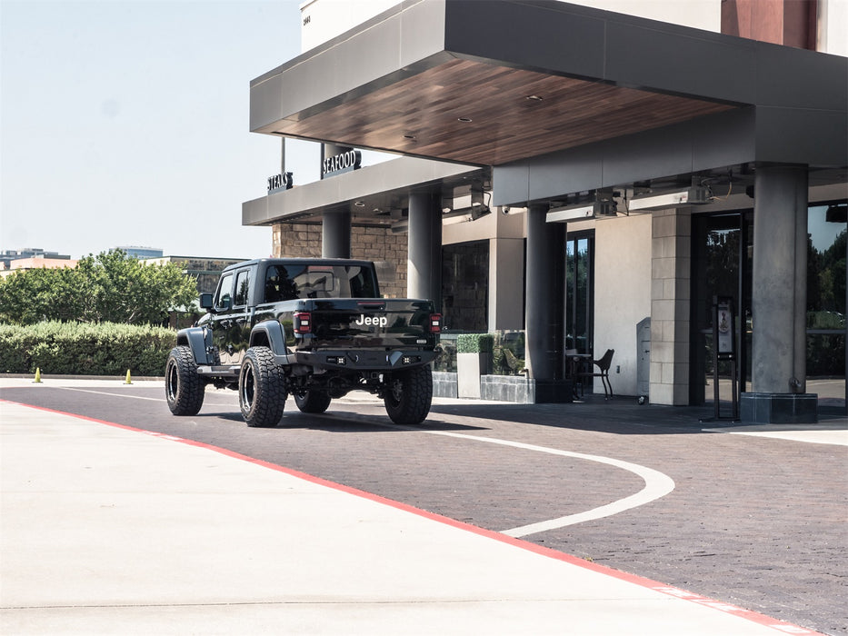 Road Armor 5203XR0B Spartan Rear Bumper; Texture Black; - Truck Part Superstore