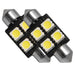 Oracle Lighting 5205-001 37mm 4 LED 3-Chip Festoon Bulbs, Cool White, Pair - Truck Part Superstore