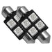Oracle Lighting 5205-004 37mm 4 LED 3-Chip Festoon Bulbs, Green, Pair - Truck Part Superstore