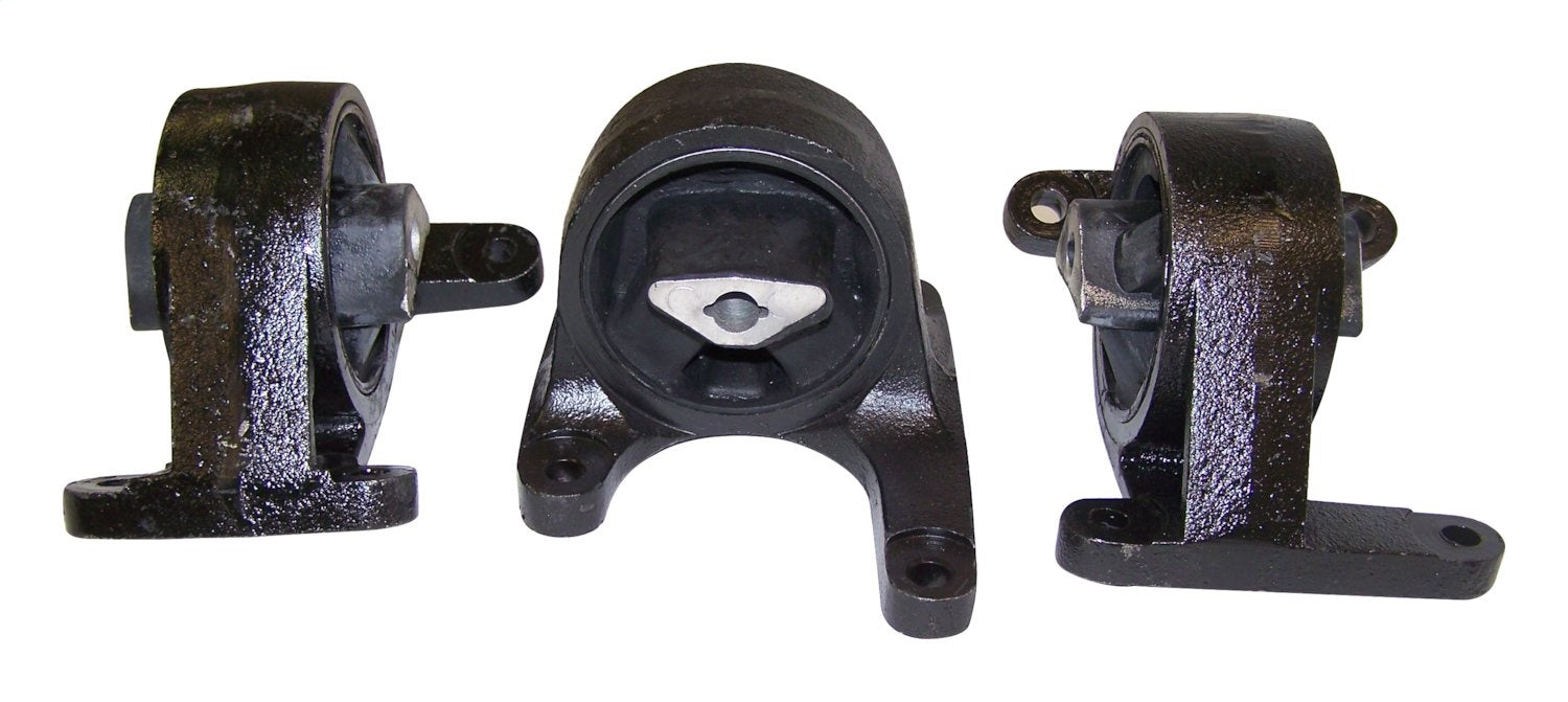 Crown Automotive Jeep Replacement 52058936K Engine Mount Kit; Incl. 2 Engine Mounts; 1 Transmission Mount; - Truck Part Superstore