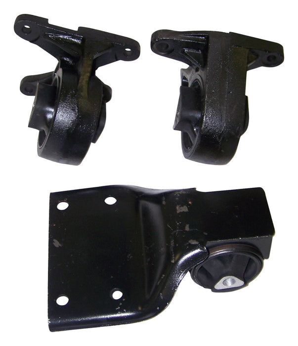 Crown Automotive Jeep Replacement 52059252K Engine Mount Kit; Incl. 2 Engine Mounts; 1 Transmission Mount; - Truck Part Superstore