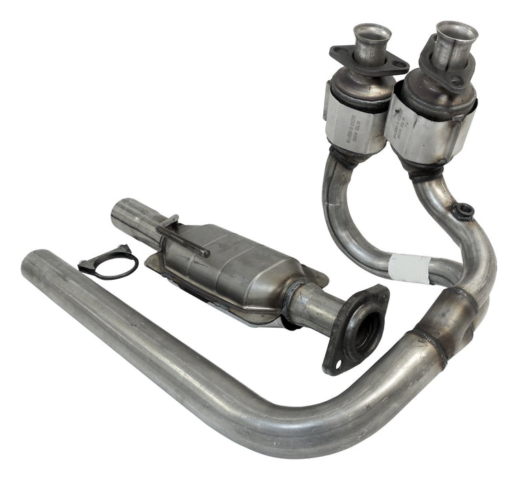Crown Automotive Jeep Replacement 52059681AD Exhaust Pipe; Front; Incl. 3 Catalytic Converters; - Truck Part Superstore