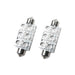Oracle Lighting 5207-003 44mm 6 LED 3-Chip Festoon Bulbs, Red, Pair - Truck Part Superstore