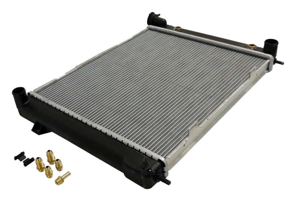 Crown Automotive Jeep Replacement 52079598AB Radiator; 22 1/4 in. x 19 3/4 in. Core; 2 Row; - Truck Part Superstore