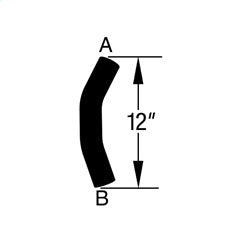 Omix 17113.26 Radiator Hose; Upper; - Truck Part Superstore