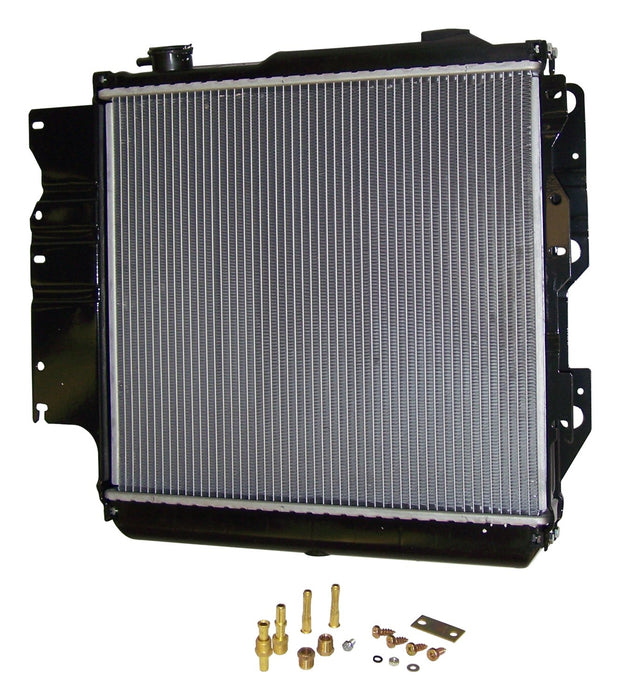 Crown Automotive Jeep Replacement 52080183 Radiator; 18 1/2 in. x 22 in. Core; 2 Row; Left Hand Drive; - Truck Part Superstore