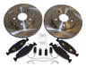 Crown Automotive Jeep Replacement 52098672KE Disc Brake Service Kit; Front; Incl. Rotors/Pads/Pin Kits/Springs; - Truck Part Superstore