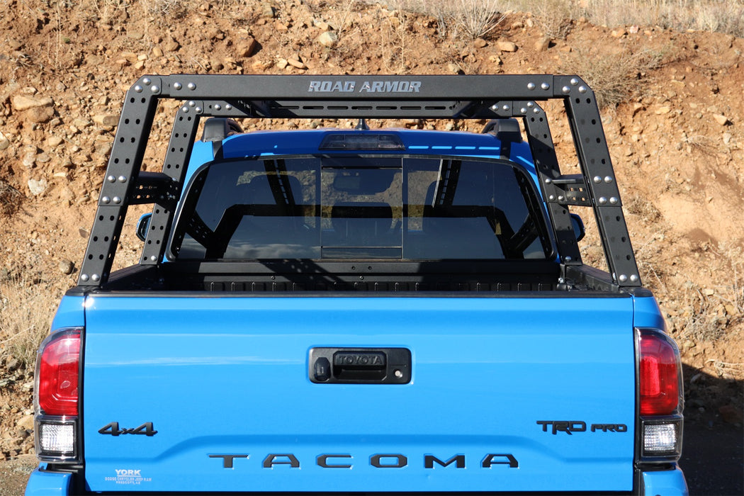 Road Armor 520BRS52B TRECK Bed Rack System; Adjustable; Texture Black; - Truck Part Superstore