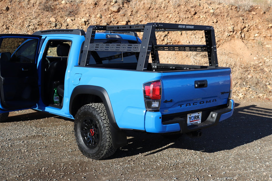 Road Armor 520BRS52B TRECK Bed Rack System; Adjustable; Texture Black; - Truck Part Superstore