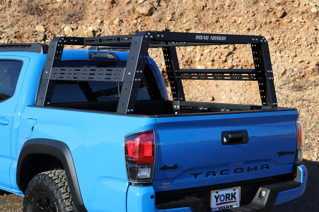 Road Armor 520BRS52B TRECK Bed Rack System; Adjustable; Texture Black; - Truck Part Superstore