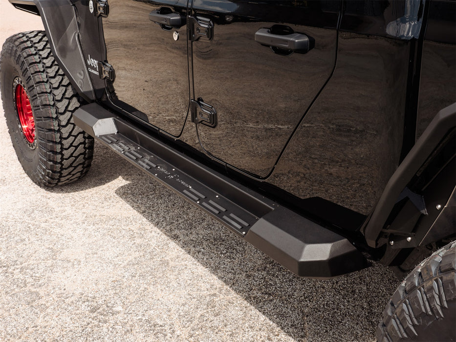 Road Armor 520STP4B Stealth Running Board Step; Texture Black; - Truck Part Superstore