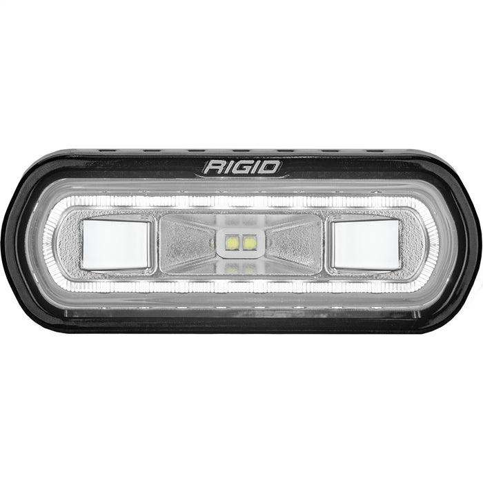 Rigid Industries 52100 SR-L Series Marine Spreader Pod 2 Wire Surface Mount Black With White Halo RIGID Industries - Truck Part Superstore