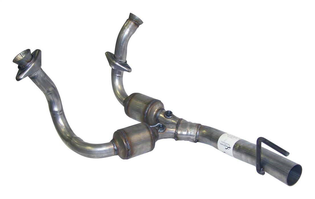 Crown Automotive Jeep Replacement 52101093AB Catalytic Converter; Contains 2 Converters In 1 Y Pipe; - Truck Part Superstore