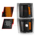 Anzo USA 521042 Cornering Light Assembly; Euro; Clear Lens; Black Housing; w/Amber Reflector; - Truck Part Superstore