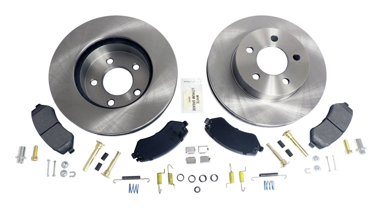 Crown Automotive Jeep Replacement 52128247K Disc Brake Service Kit; Front; Includes Pad Set; Rotors and Hardware; - Truck Part Superstore