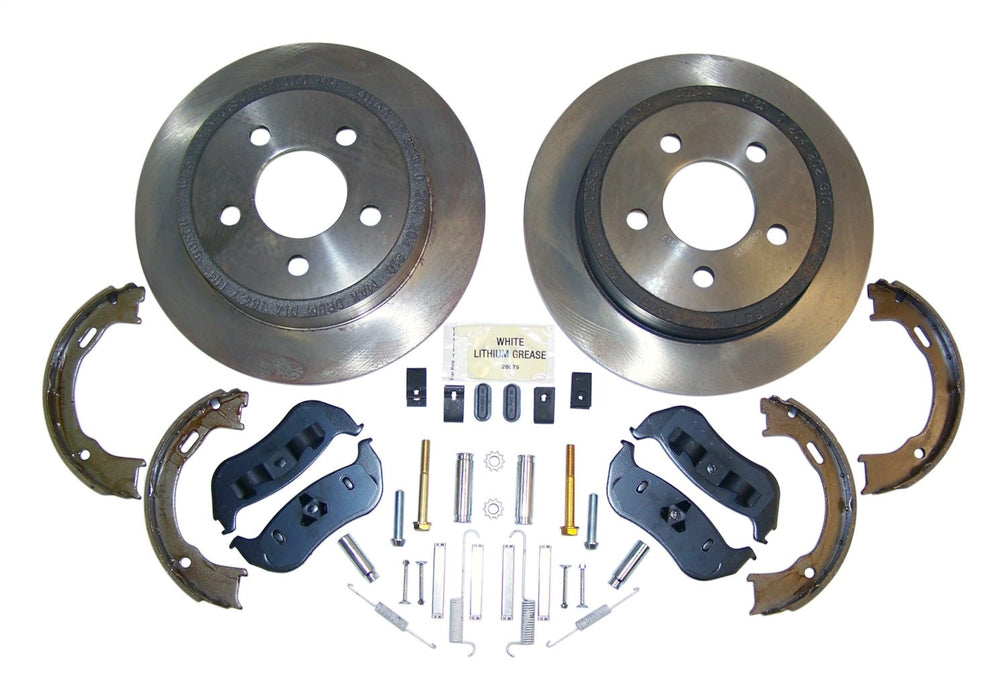 Crown Automotive Jeep Replacement 52128411K Disc Brake Service Kit; Rear; Includes Parking Brake Shoes; - Truck Part Superstore