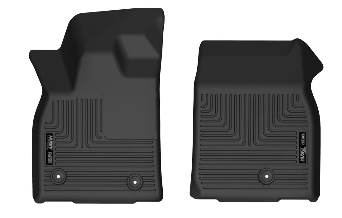 Husky Liners 52241 X-act Contour™ Floor Liner; Black; 2 pc.; Front; - Truck Part Superstore