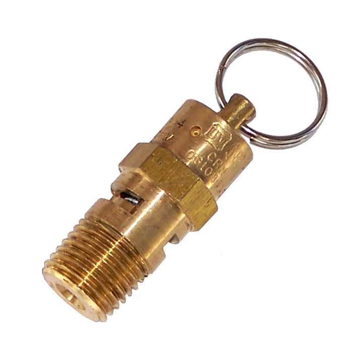 Kleinn Automotive Air Horns 52250 Safety Valve; Brass; 1/4 in. M NPT; 250 PSI Pop Off; - Truck Part Superstore
