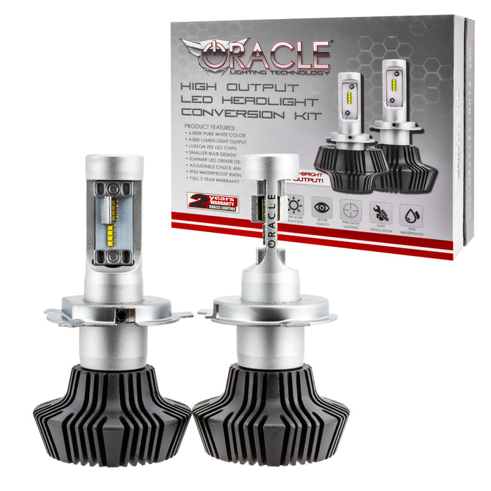 Oracle Lighting 5231-001 H4 4,000+ Lumen LED Headlight Bulbs, Pair - Truck Part Superstore