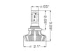 Oracle Lighting 5234-001 H10 4,000+ Lumen LED Headlight Bulbs, Pair - Truck Part Superstore
