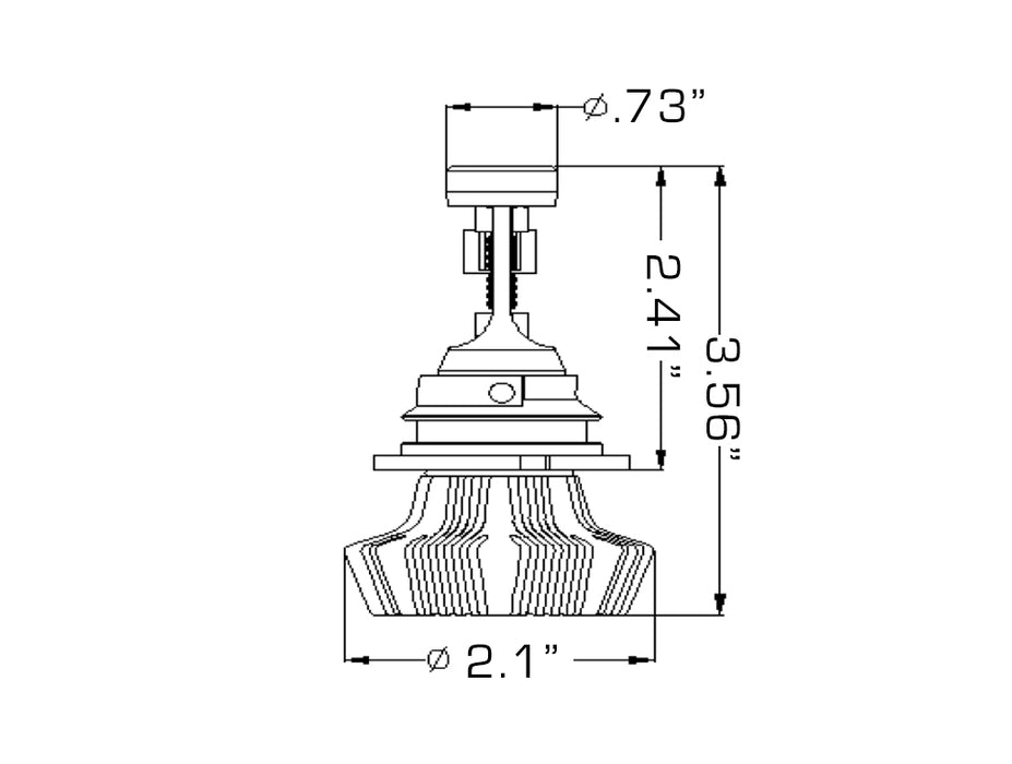 Oracle Lighting 5238-001 9004 4,000+ Lumen LED Headlight Bulbs, Pair - Truck Part Superstore