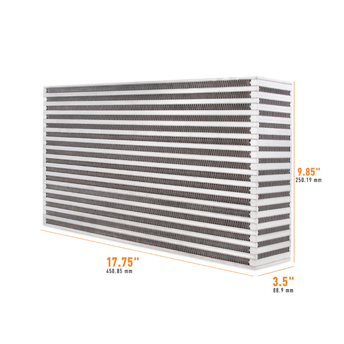 Mishimoto MMUIC-17 Universal Air-to-Air Race Intercooler Core 17.75-in x 9.85-in x 3.5-in - Truck Part Superstore