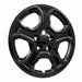 Coast To Coast IWC52517BLK 17 Inch 5 Spoke Chrome Plated Plastic Set Of 4 - Truck Part Superstore
