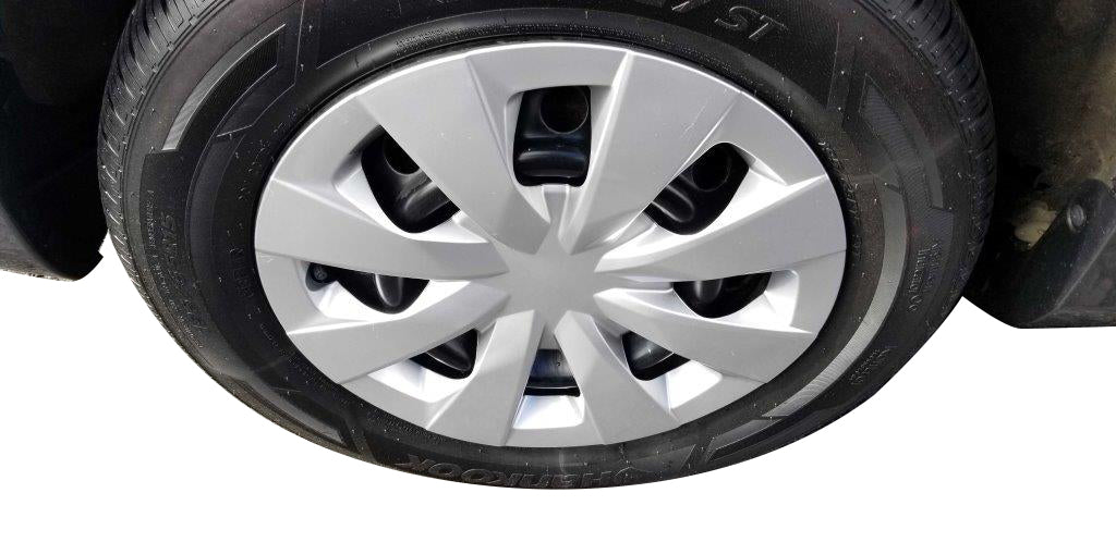 Coast To Coast IWC52715S 15 Inch; Eight Spoke; Painted Silver; ABS Plastic; Set Of 4 - Truck Part Superstore
