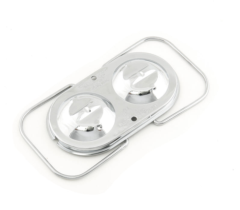 Mr Gasket 5273 Master Cylinder Cover; 3x5.75 in.; Dual Bail; GM-Corvette Applications; - Truck Part Superstore