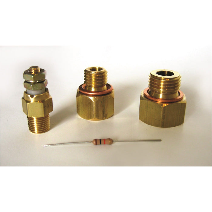 AutoMeter 5284 GAUGE INSTALL KIT FOR LS ENGINES; INCL. FITTINGS; SHORT TEMP SENSOR; MANUAL - Truck Part Superstore