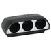 AutoMeter 5288 GAUGE MOUNT; UNIVERSAL DASH TOP; TRIPLE; 2 1/16in.; BLACK - Truck Part Superstore
