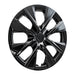 Coast To Coast IWC52915BLK 15 Inch; 8 Spoke; Gloss Black; Plastic; Set Of 4 - Truck Part Superstore