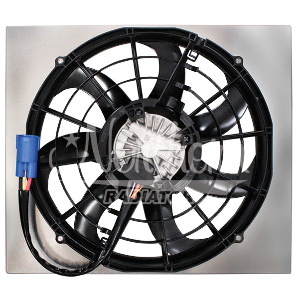 Northern Radiator Z40139 Single 16 Inch Brushless Fan/Shroud Combo - Truck Part Superstore