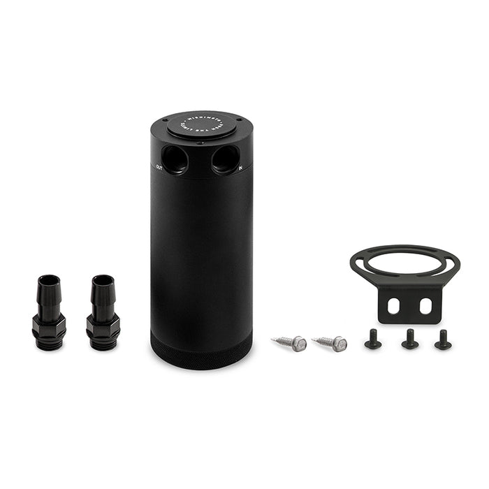 Mishimoto MMBCC-CBTWO-XLBK Mishimoto XL Compact Baffled Oil Catch Can, 2-Port - Truck Part Superstore